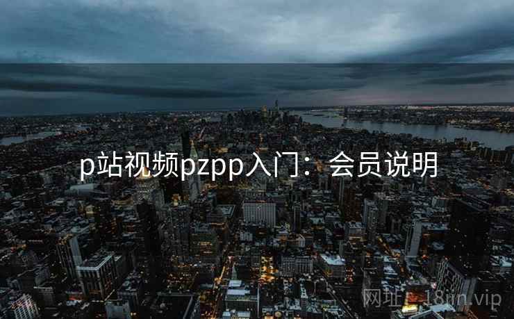 p站视频pzpp入门：会员说明