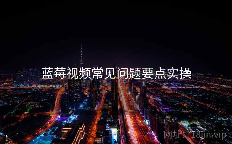 蓝莓视频常见问题要点实操